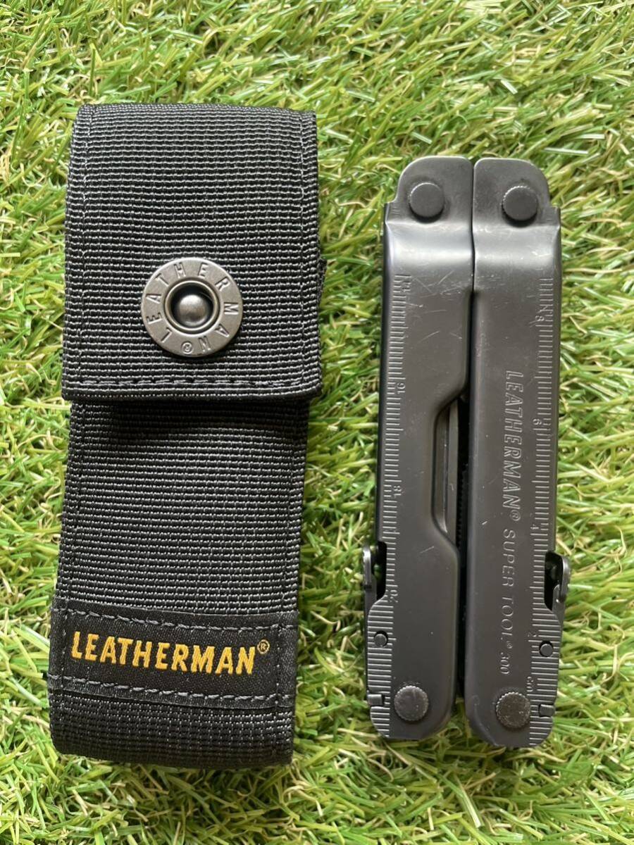 LEATHERMAN SUPERTOOL300 Black 専用ナイロン製シース付 LEATHERMAN SUPERTOOL300 Black 専用ナイロン製シース付