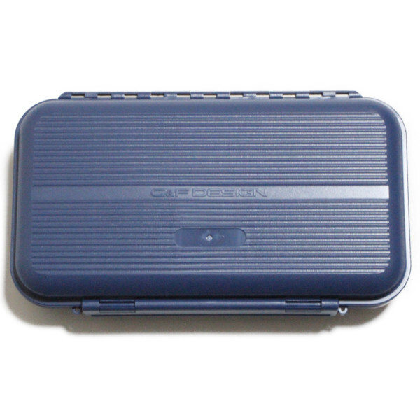 日本限定カラー シーアンドエフ デザイン L サイズ フライケース 8段 インディゴ CF-3588 ING C&F DESIGN CASE WP FLY 防水 ボックス 釣 針 日本限定カラー シーアンドエフ デザイン L サイズ フライケース