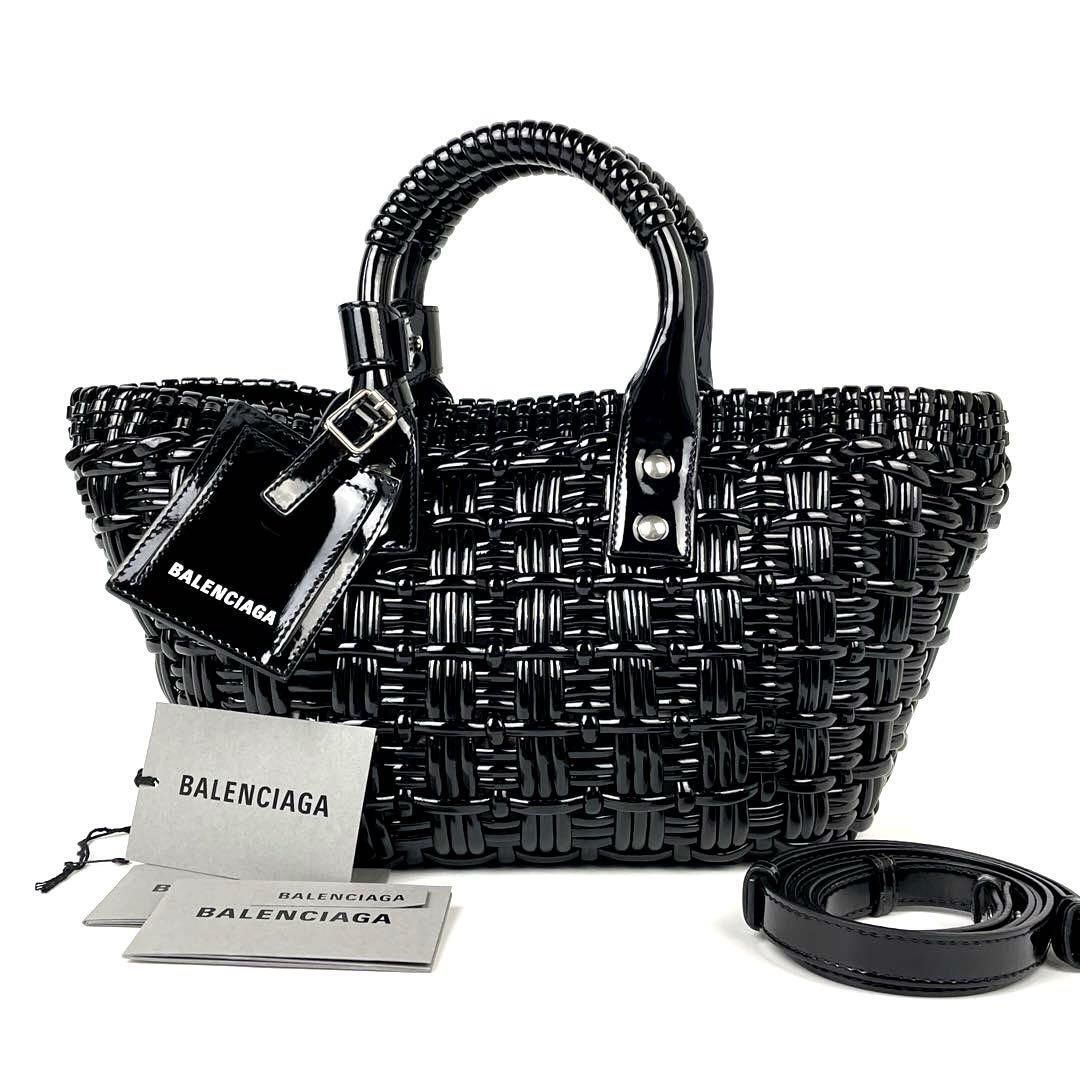 極美品】BALENCIAGA バレンシアガ ビストロ XS ハンドバッグ 極美品】BALENCIAGA バレンシアガ ビストロ XS ハンドバッグ