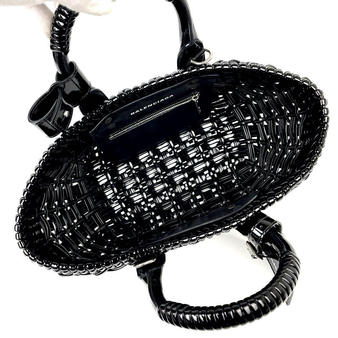 極美品】BALENCIAGA バレンシアガ ビストロ XS ハンドバッグ 極美品】BALENCIAGA バレンシアガ ビストロ XS ハンドバッグ