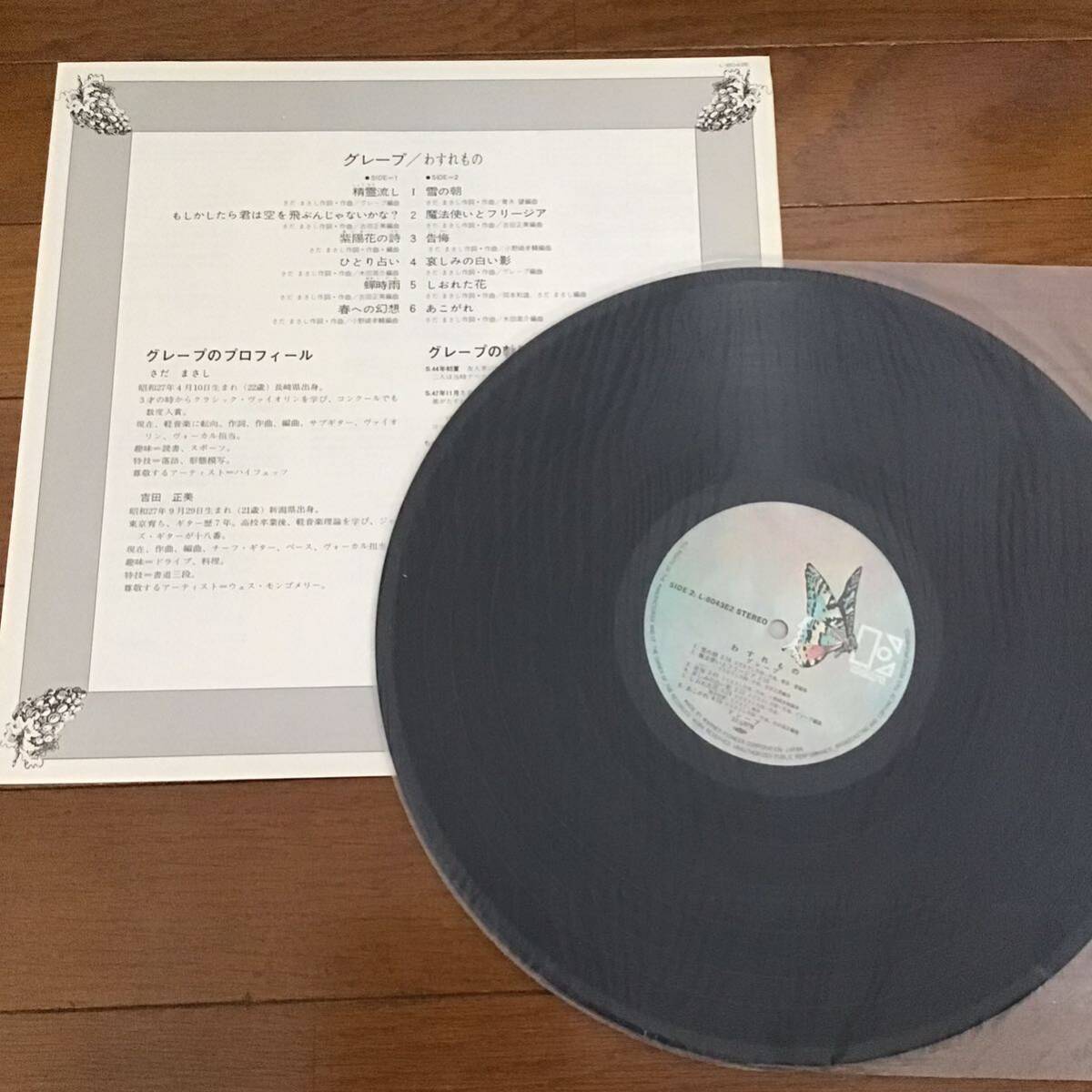 LP / серый p. изношенный было использовано / Sada Masashi 