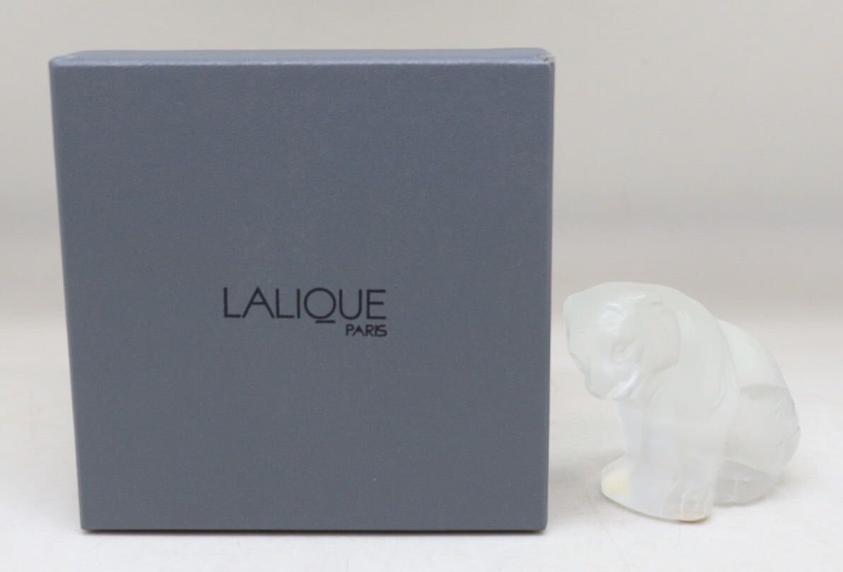 ラリック LALIQUE トラ ティグル クリスタル フィギュリン 置物