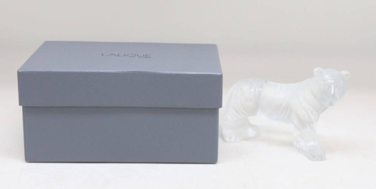 ラリック LLADRO トラ ティグル クリスタル フィギュリン 置物 寅 虎 タイガー