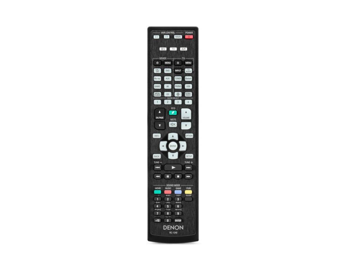 [送料無(wú)料] DENON 新品 リモコン RC-1240 AVアンプ AVR-X4700H 用 サラウンドレシーバー AVC-X6700H 等