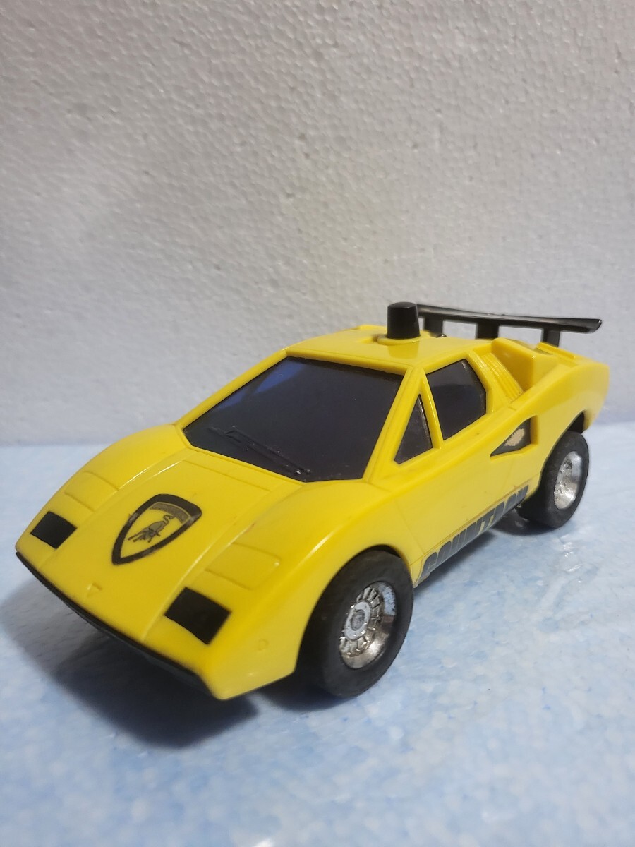 昭和レトロ 昭和当時物 LAMBORGHINI COUNTACH LP500S LP400 ランボルギーニカウンタック 野村トーイ マイティアクション 2スピードモー