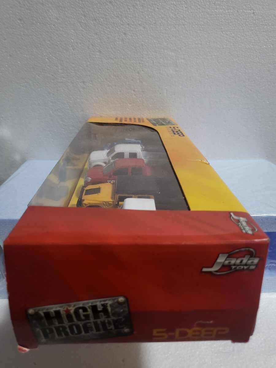 Jada 1/64 High Profile 5 Deep, Sandrail, Hummer, Nissan
