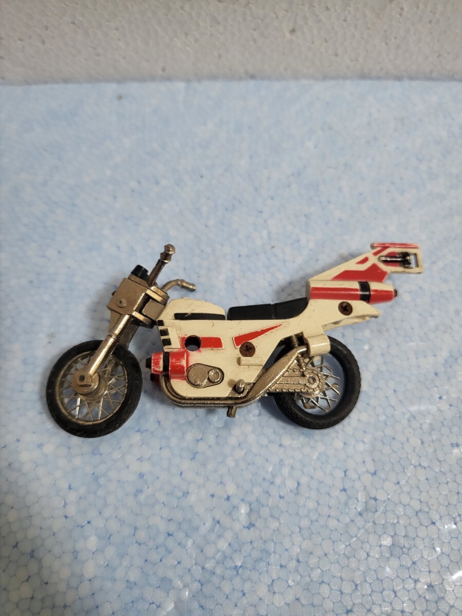 昭和当時物 昭和レトロ ポピニカ 仮面ライダーX クルーザー 超合金 当時物 ポピー バンダイ 部品取り ジャンク品