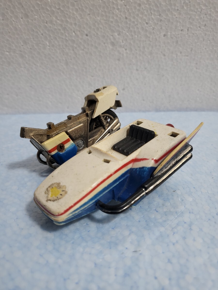 昭和当時物 1970年代 人造人間キカイダー01 ダブルマシーン ポピー ポピニカシリーズ 日本製 ジャンク品 部品取り 超合金 BANDAI