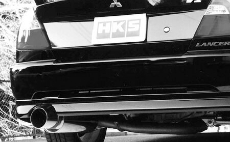 ランサーエボリューションVI CP9A マフラー HKS ハイパワー409 31006-AM004 工賃セット ランエボ6 evo6 LANCER Evolution スポーツマフラー