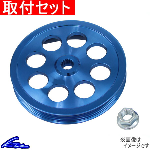 スカイラインGT-R BNR32 パワステポンプ KTS SCプーリー パワステポンプ 工賃セット SKYLINE GTR_画像1