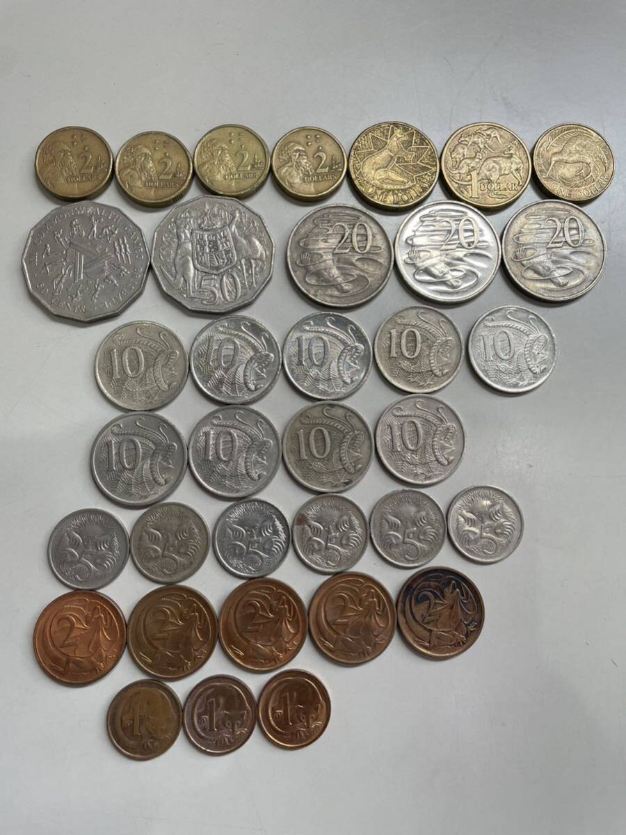 外国コインオーストラリアドル硬貨まとめ