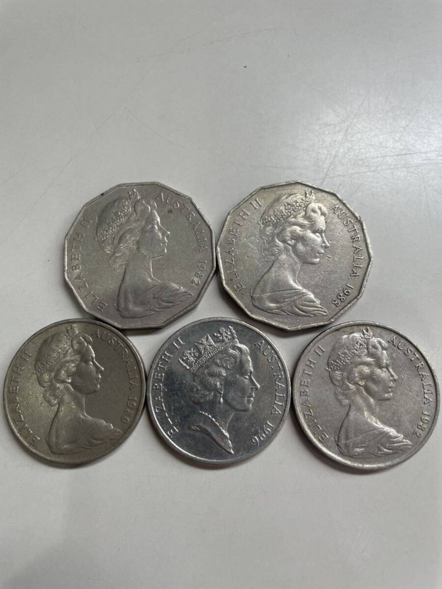 外国コインオーストラリアドル硬貨まとめ