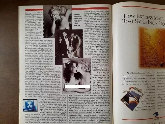 売れ筋・人気アイテム 商品 マドンナ 美品 MADONNA 1992年 USA Newsweek 表紙特集雑誌 外国語雑誌