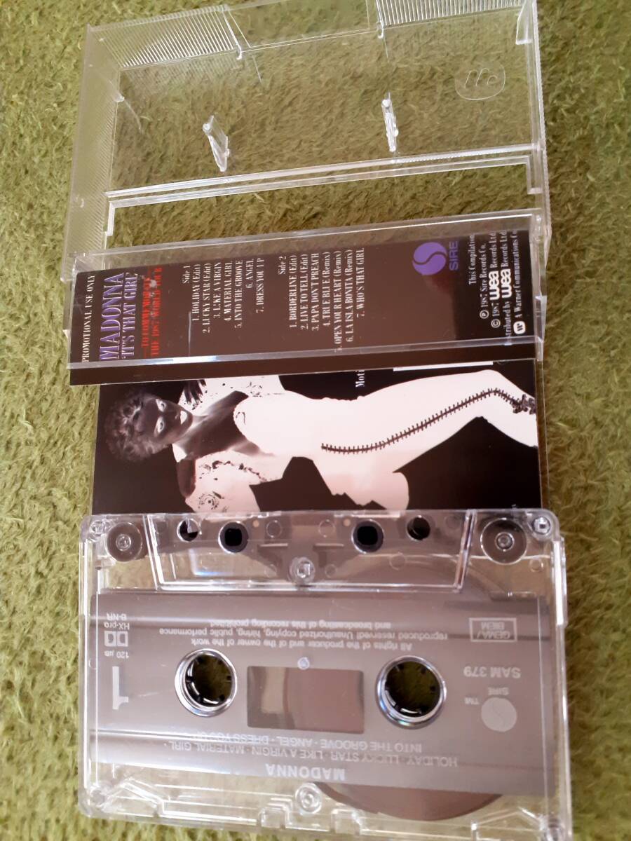  прекрасный товар MADONNA Madonna It's That Girl 1987 год UK производства ценный одиночный лучший сборник кассета : ценный remix * ценный va- John сбор 