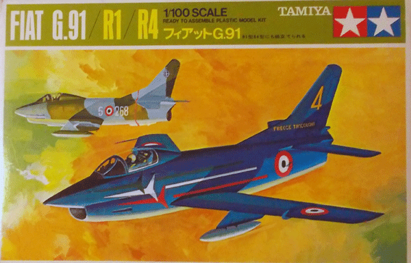  Tamiya /1/100/ Италия ВВС Fiat Fiar G.91 R1/R4 истребитель / не собран товар 