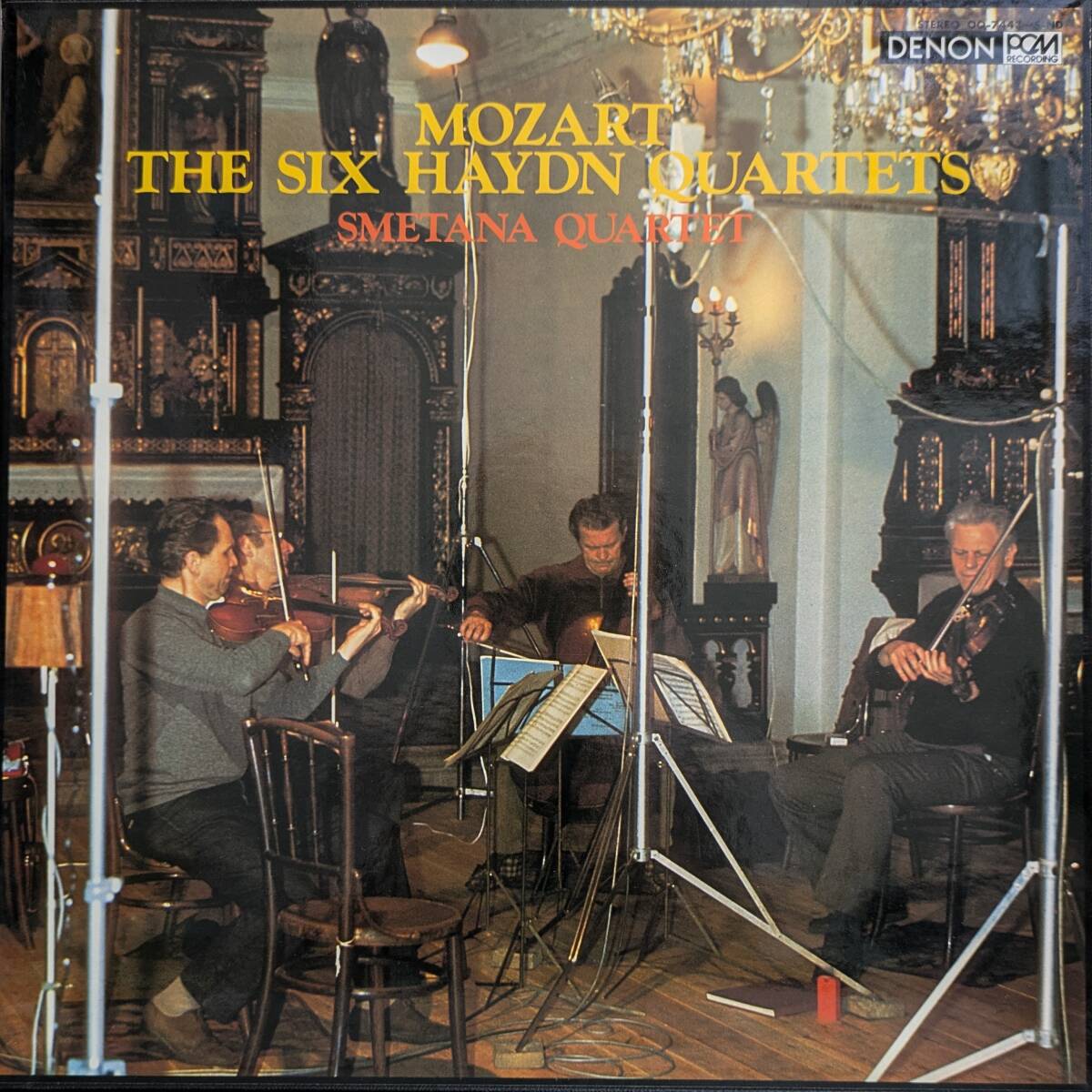 LP盤 スメタナ四重奏団　Mozart 弦楽四重奏曲 14～19番 (ハイドン・セット） 全曲 (3LP)
