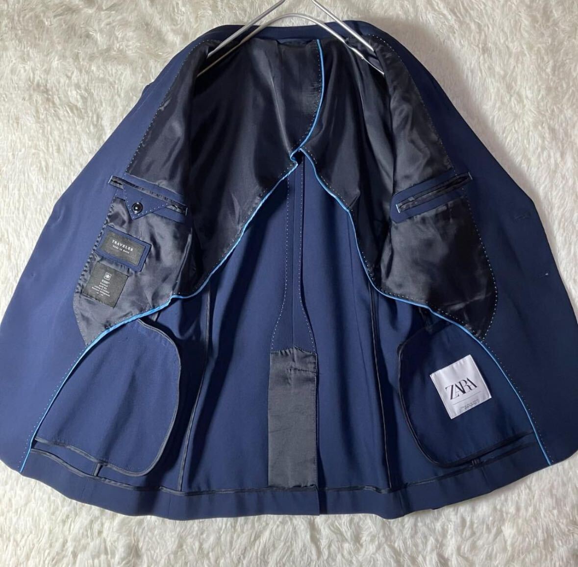 アパレル】 極美品 ZARA ザラ セットアップスーツ トラベル アパレル】 極美品 ZARA ザラ セットアップスーツ トラベル