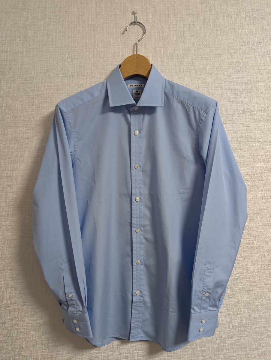 未使用品　FAIRFAX　シャツ　42　トーマスメイソン　ネイビー　ブロード生地 楽天市場】フェアファクス FAIRFAX ワイシャツ ワイドカラー