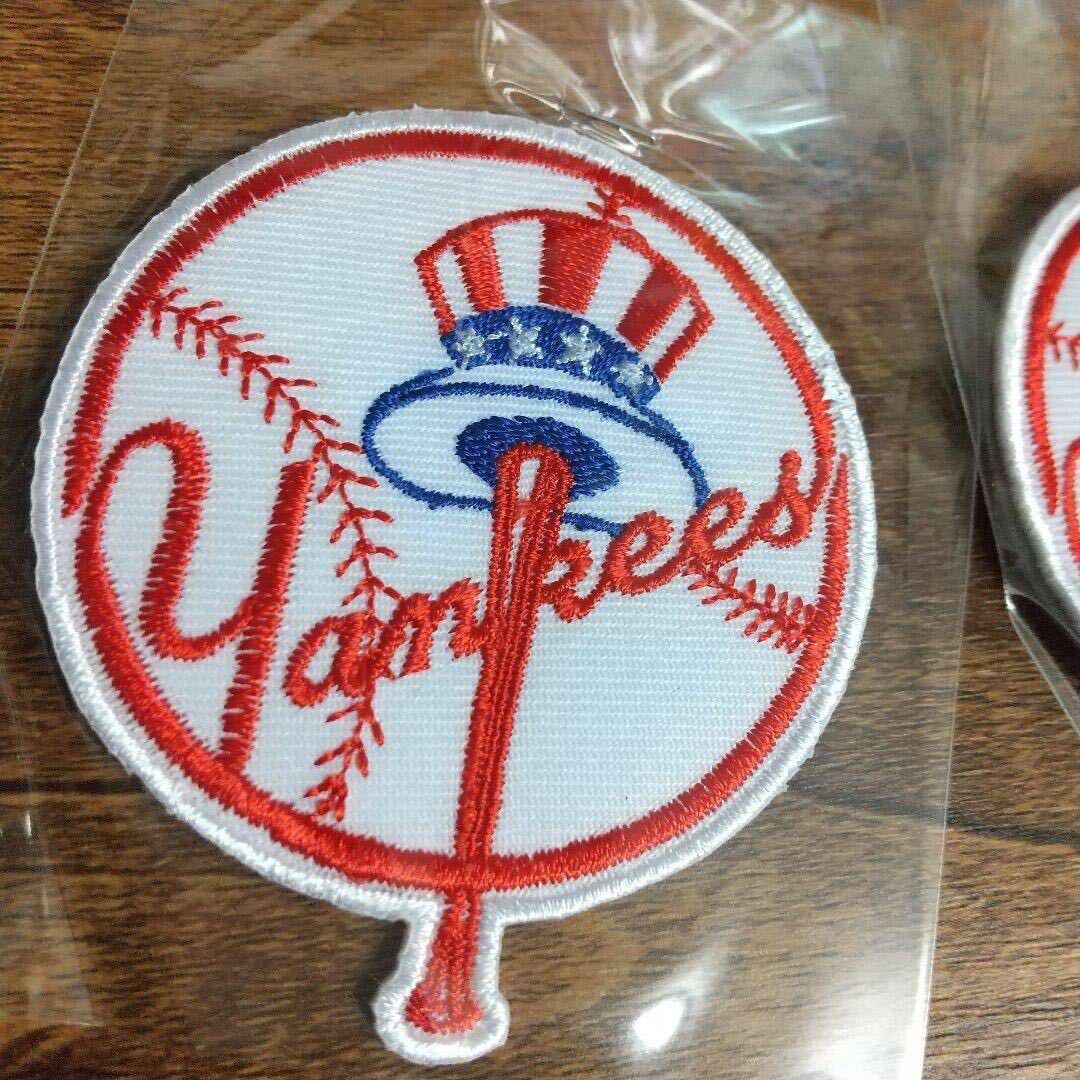 ワッペン ヤンキース 野球 大リーグ NY メジャーリーグ 刺繍 ワッペン ヤンキース 野球 大リーグ NY メジャーリーグ 刺繍