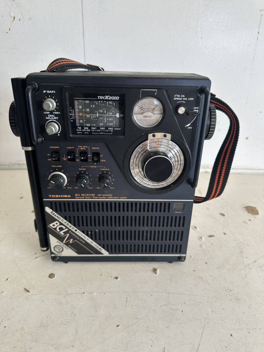 東芝BCLラジオTRYX　RP-2000F ジャンク動作未確認