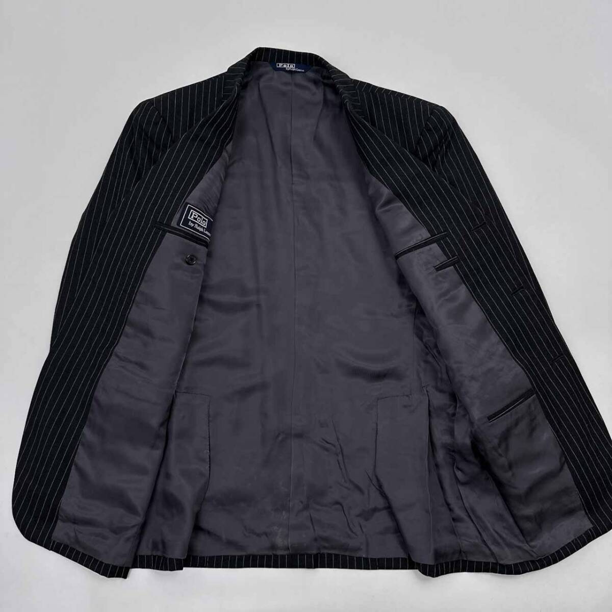 美品　ポロバイラルフローレン　セットアップ　メンズ　スーツ　ストライプ POLO RALPH LAUREN（ポロ ラルフ ローレン）の「Polo ピン