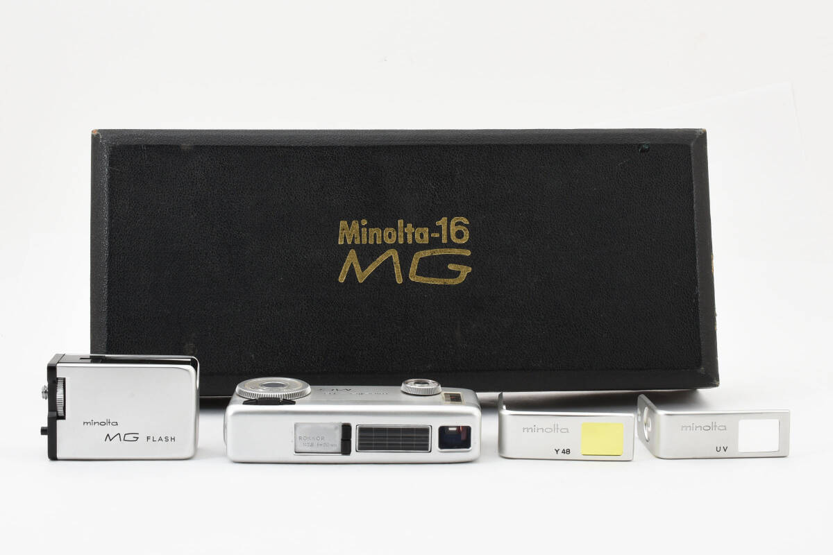 [ исправно работающий товар ]Minolta-16 MG Rokker 20mm 2.8 Minolta пленочный фотоаппарат бобы камера Mini камера #294