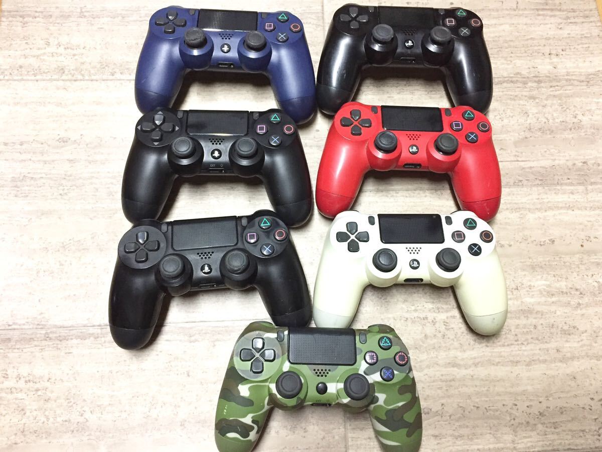 ☆PS4 コントローラー　7台　まとめ　ジャンク☆