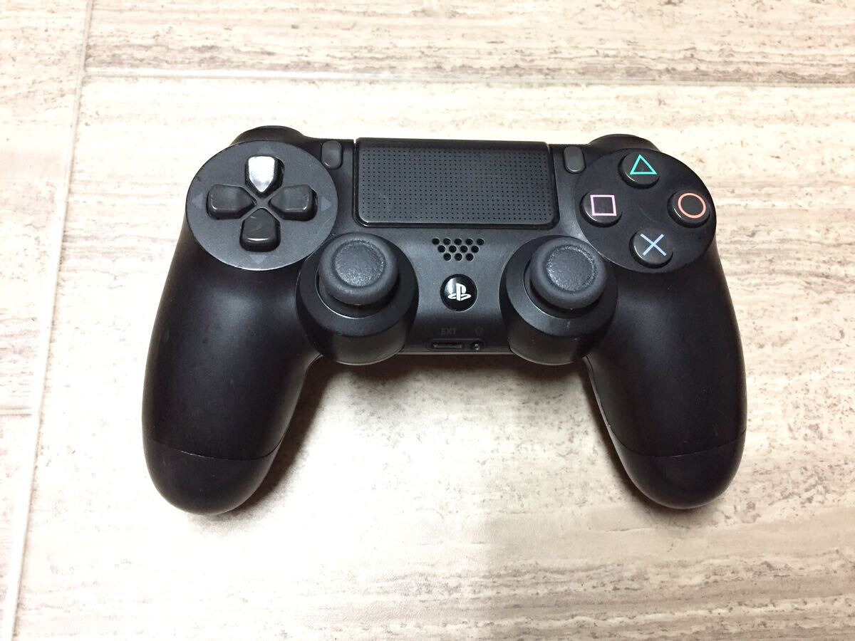 ★美品即決★PS4 SONY純正品 コントローラー デュアルショック4 後期型　ブラック ★