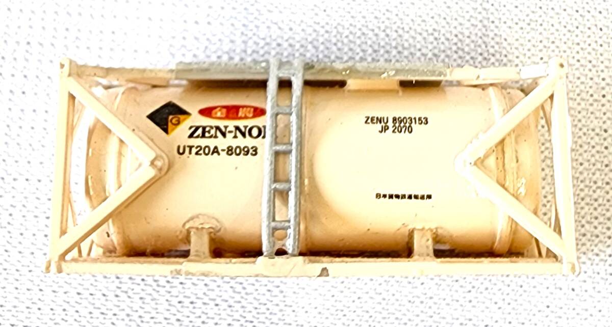 全農 ZEN-NO タンクコンテナ UT20A-8093 日本貨物鉄道輸送 N 全農 ZEN-NO タンクコンテナ UT20A-8093 日本貨物鉄道輸送 N