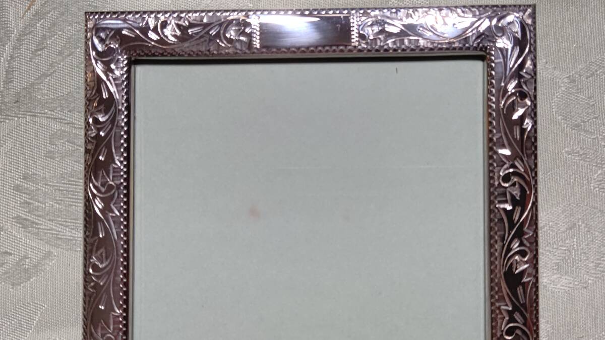 WAKO ワコー 銀製 写真立て SILVER 970 902-1 銀座和光 WAKO 銀製 SILVER 970 フォトフレーム(外枠16 5