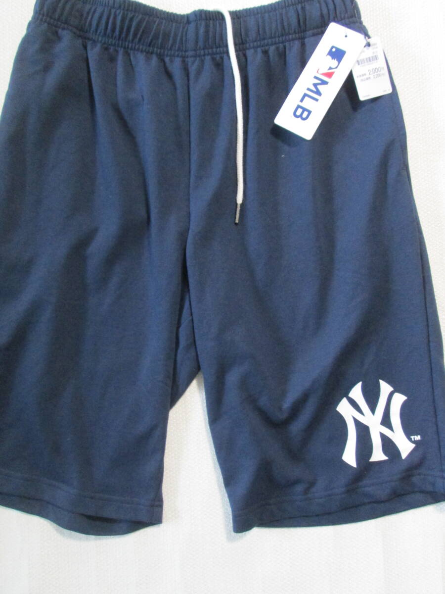 メンズ　NY　ハーフパンツ　サイズL　濃青　新品未使用品