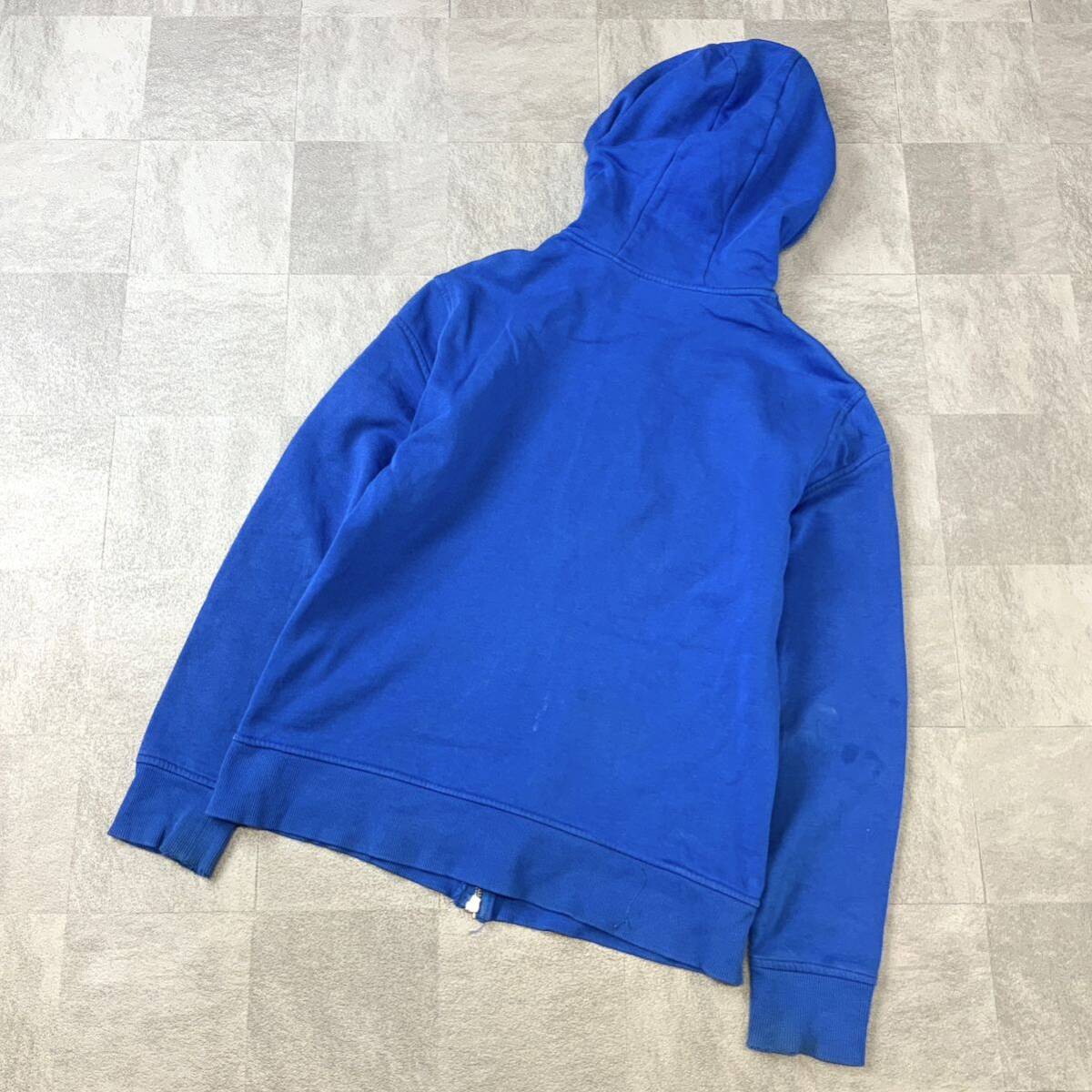 ARMANI Exchange AX アルマーニエクスチェンジ フルジップ パーカー スウェットパーカー メンズ Sサイズ ブルー_画像2