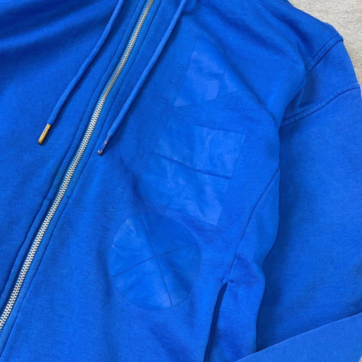 ARMANI Exchange AX アルマーニエクスチェンジ フルジップ パーカー スウェットパーカー メンズ Sサイズ ブルー_画像3