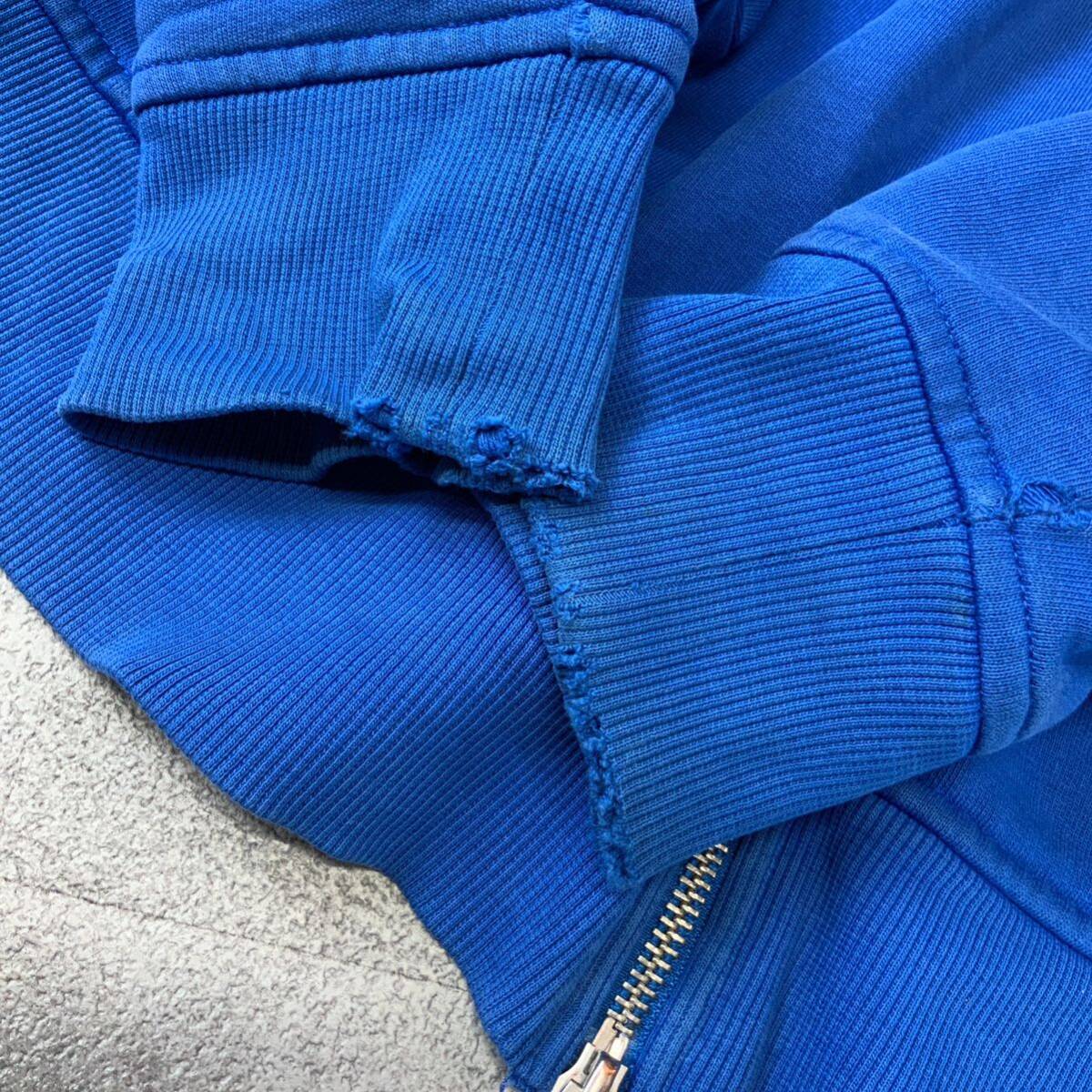 ARMANI Exchange AX アルマーニエクスチェンジ フルジップ パーカー スウェットパーカー メンズ Sサイズ ブルー_画像7