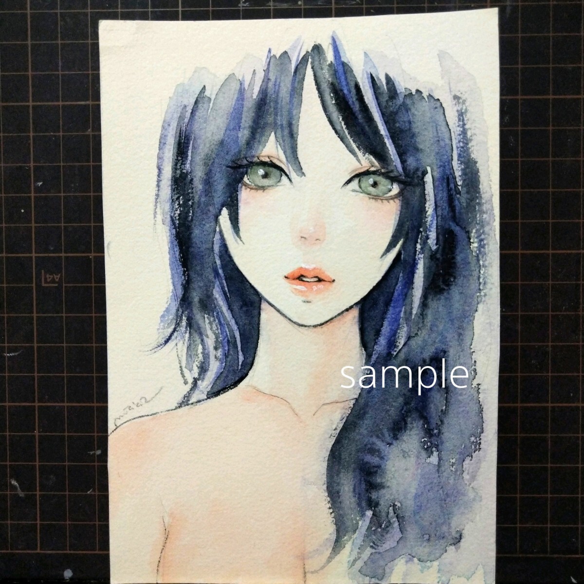 肉筆原画 ドローイング 美人画 手描きイラスト 絵画 水彩画 オリジナル B6(人物画)｜売買されたオークション情報、yahooの商品情報をアーカイブ公開  - オークファン 絵画