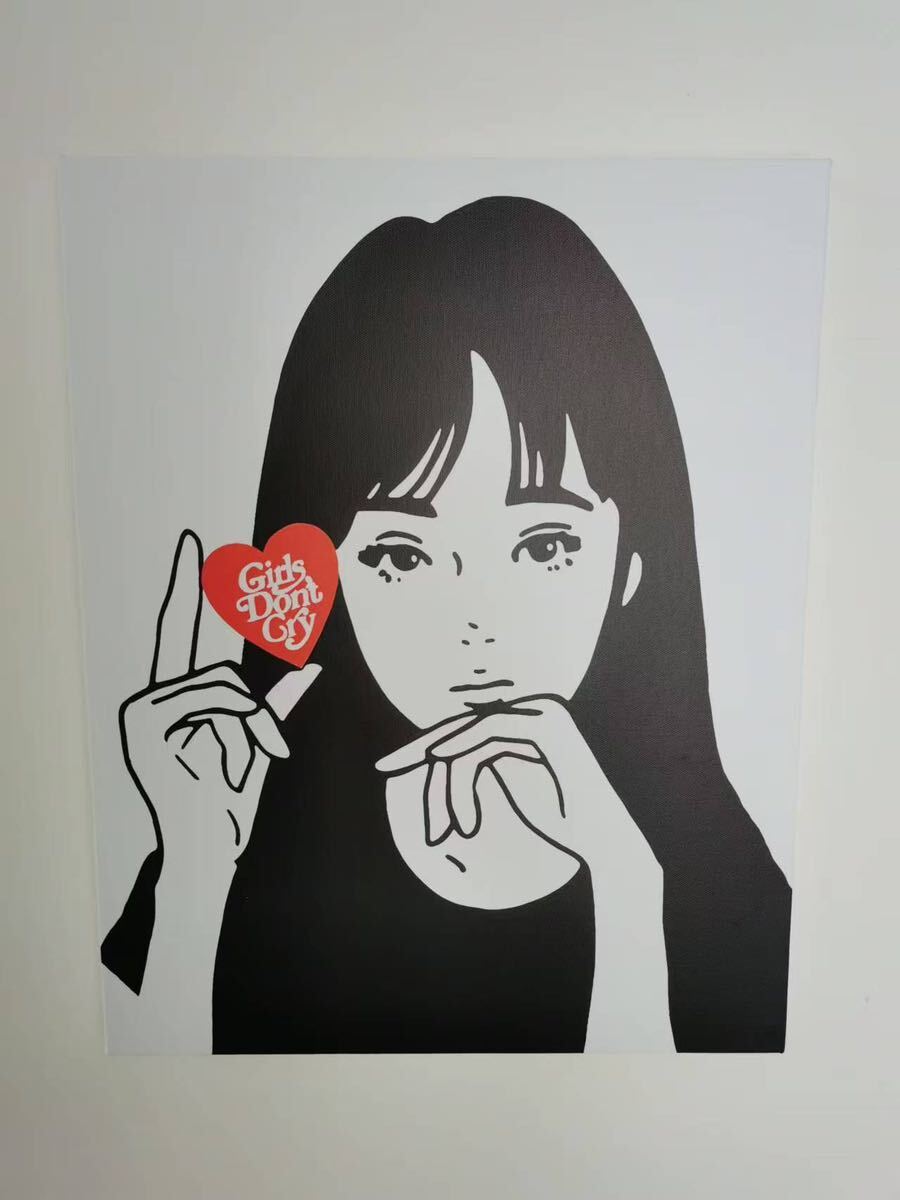 【模写】KYNE x VERDY 現代アートキャンバス 模写】KYNE x VERDY 現代アートキャンバス(u6a21u5199 KYNE x