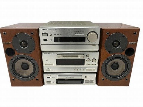 TFK532926大 ONKYO オンキョー スピーカー まとめ R-810M など 総重量24kg ジャンク 直接お渡し歓迎