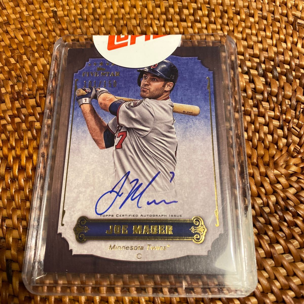 Topps Five Star JOE MAUER AUTO 150枚限定