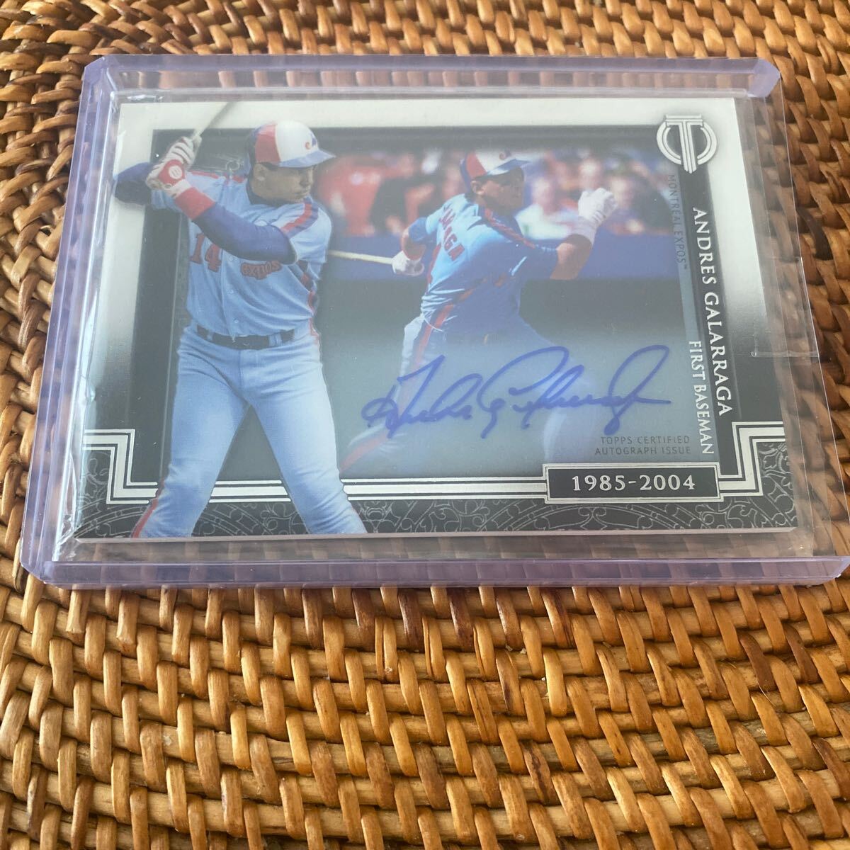 Topps tribute Andres Galarraga Auto 99枚限定