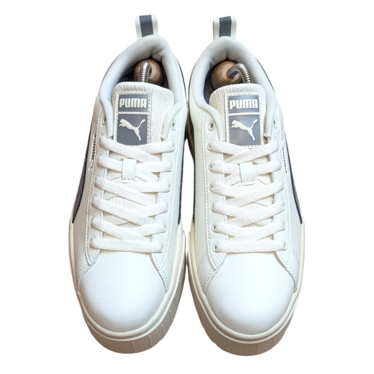美品 2024年モデル PUMA MAYZE プーマ メイズ 25cm ホワイト 美品 2024年モデル PUMA MAYZE プーマ メイズ 25cm ホワイト