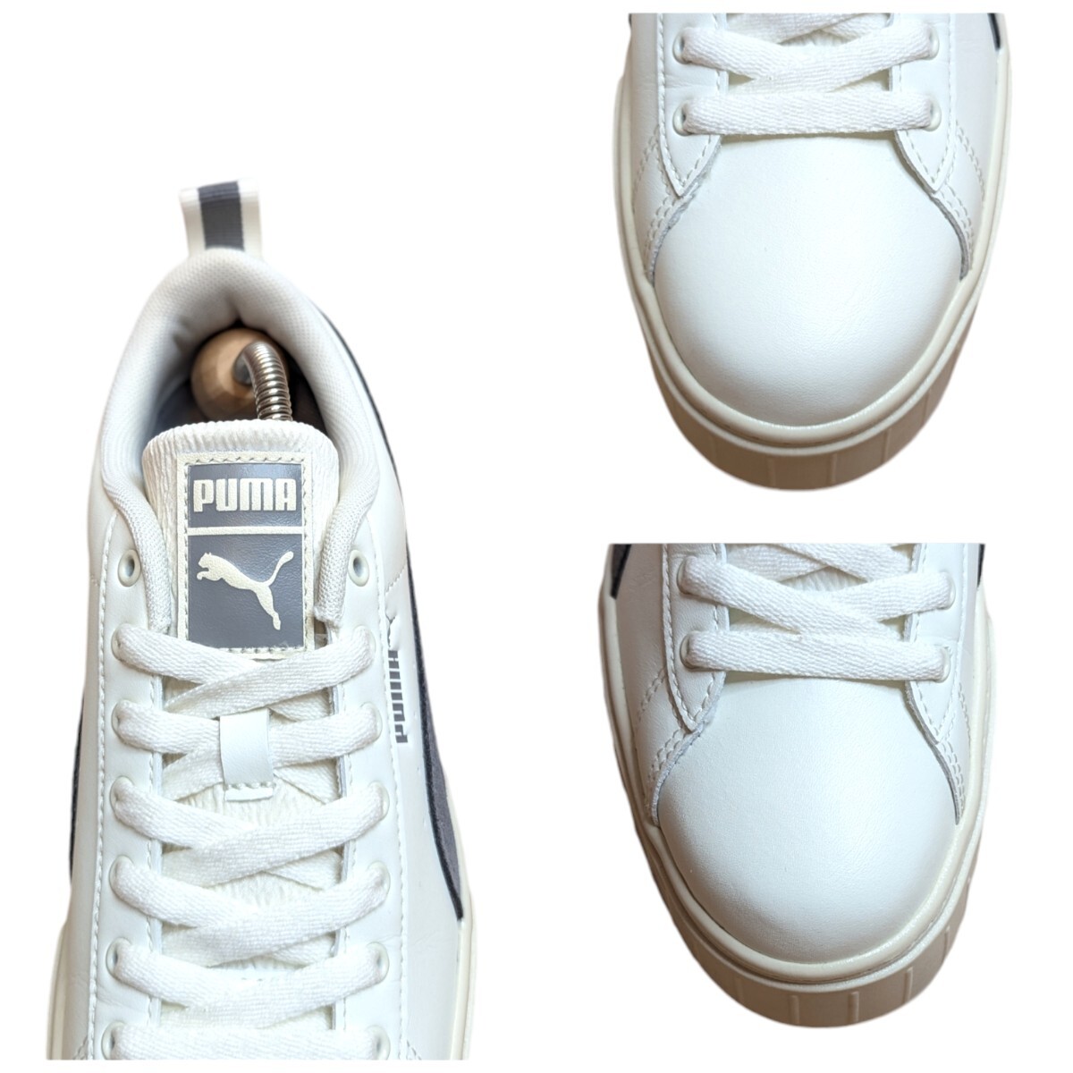 美品 2024年モデル PUMA MAYZE プーマ メイズ 25cm ホワイト 美品 2024年モデル PUMA MAYZE プーマ メイズ 25cm ホワイト