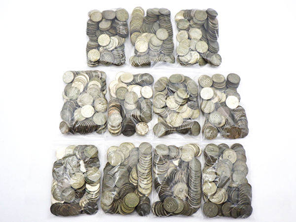 稲穂銀貨　鳳凰銀貨まとめ売り 日本 稲穂銀貨 鳳凰銀貨まとめ売りコレクション 100枚以上（まだ