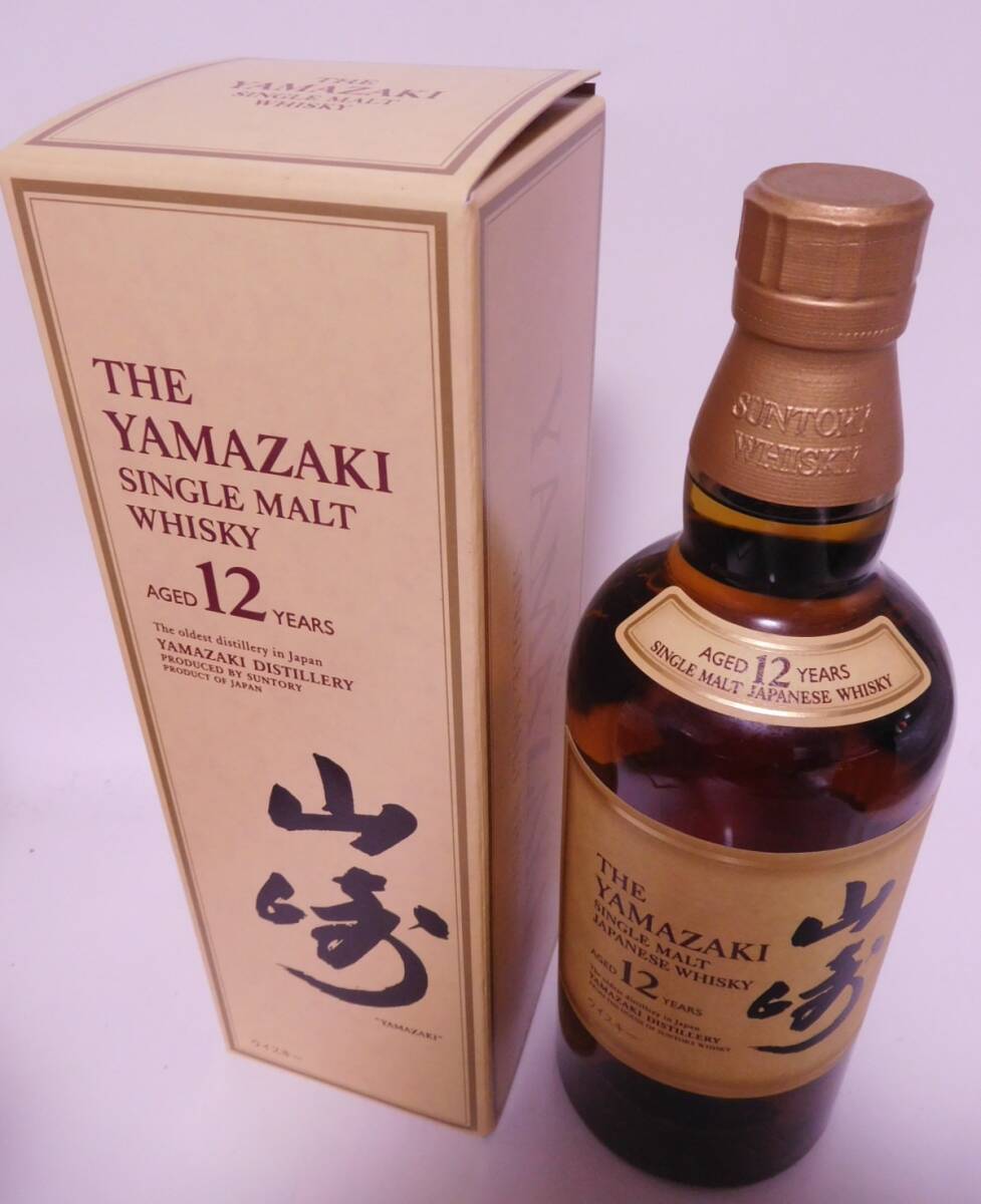 ★古酒☆ サントリー シングルモルト ウイスキー 山崎 12年 700ml 43% ☆送料無料☆ THE YAMAZAKI SINGLE MALT WHISKY aged 12 years ★_画像3