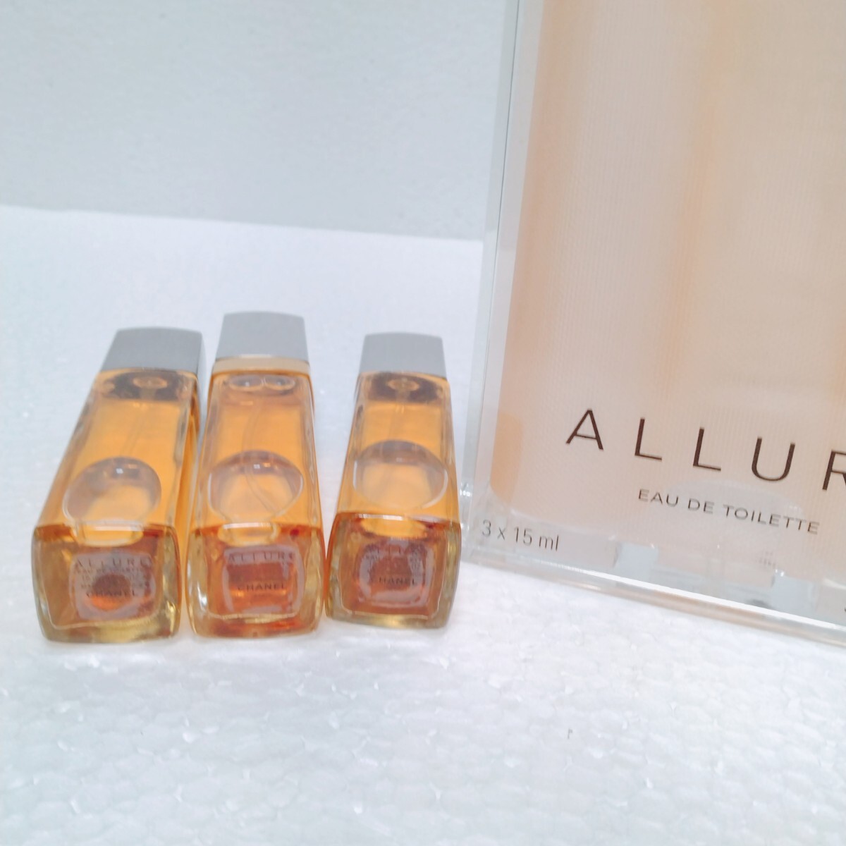 未使用 シャネル アリュール オードトワレ EDT 15ml × 3点 未使用 シャネル アリュール オードトワレ EDT 15ml × 3点