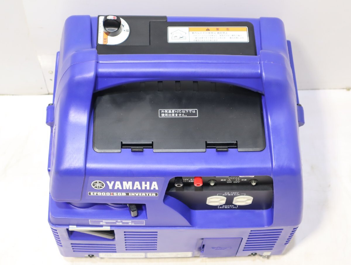 140* прекрасный товар не использовался? YAMAHA Yamaha инвертер генератор газ в баллончике EF900iSGB 50/60Hz*3P-989