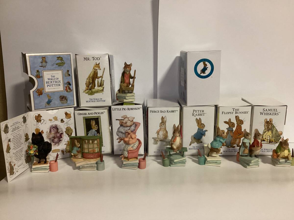 THE WORLD OF PETER RABBIT BEATRIX PORTTER'S FIGURINE 14KINDS THE WORLD OF PETER RABBIT BEATRIX PORTTER'S FIGURINE 14KINDS