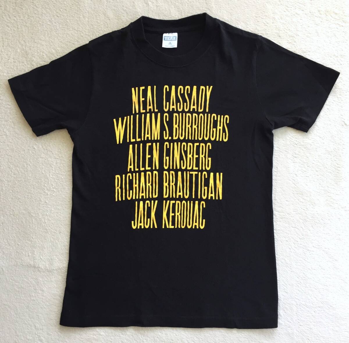 ◆ビンテージ Beatnik Tシャツ ビートニク Beat Generation ニールキャサディ ウィリアムバロウズ アレンギンズバーグ ジャックケルアック