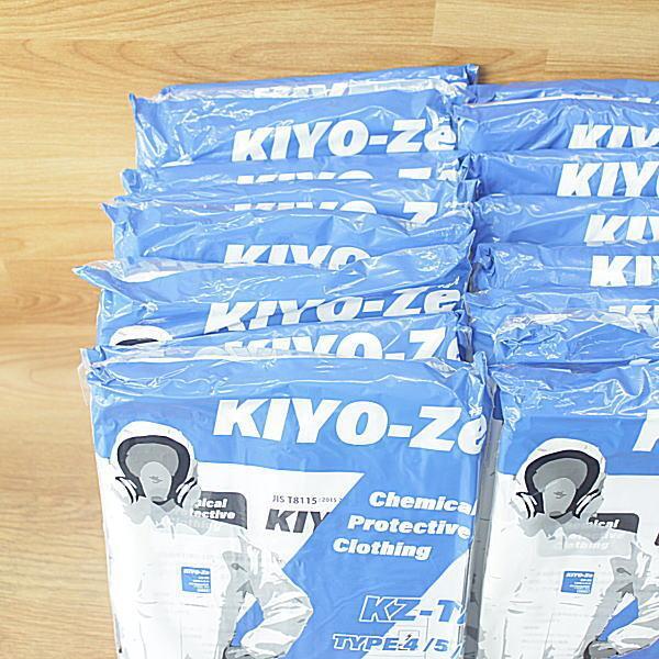未使用）3Lサイズ 25枚☆清川 KZ-T4 TYPE4/5/6 化學(xué)防護服