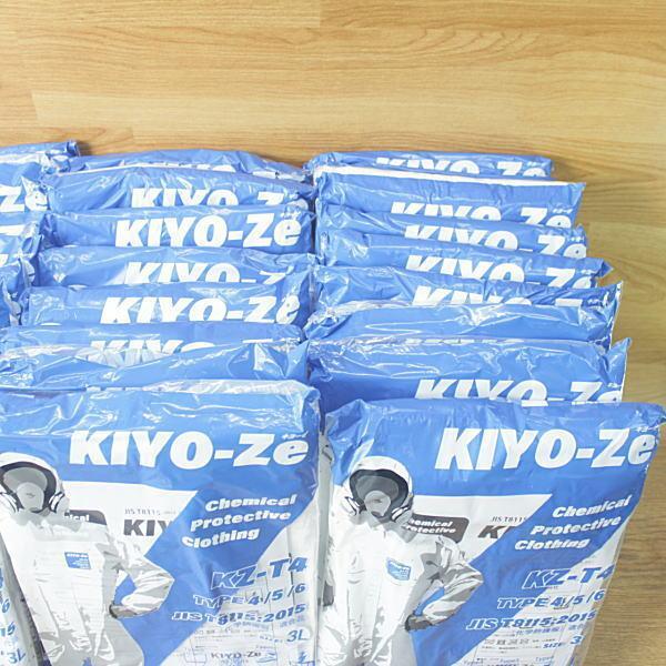 未使用）3Lサイズ 25枚☆清川 KZ-T4 TYPE4/5/6 化學(xué)防護服