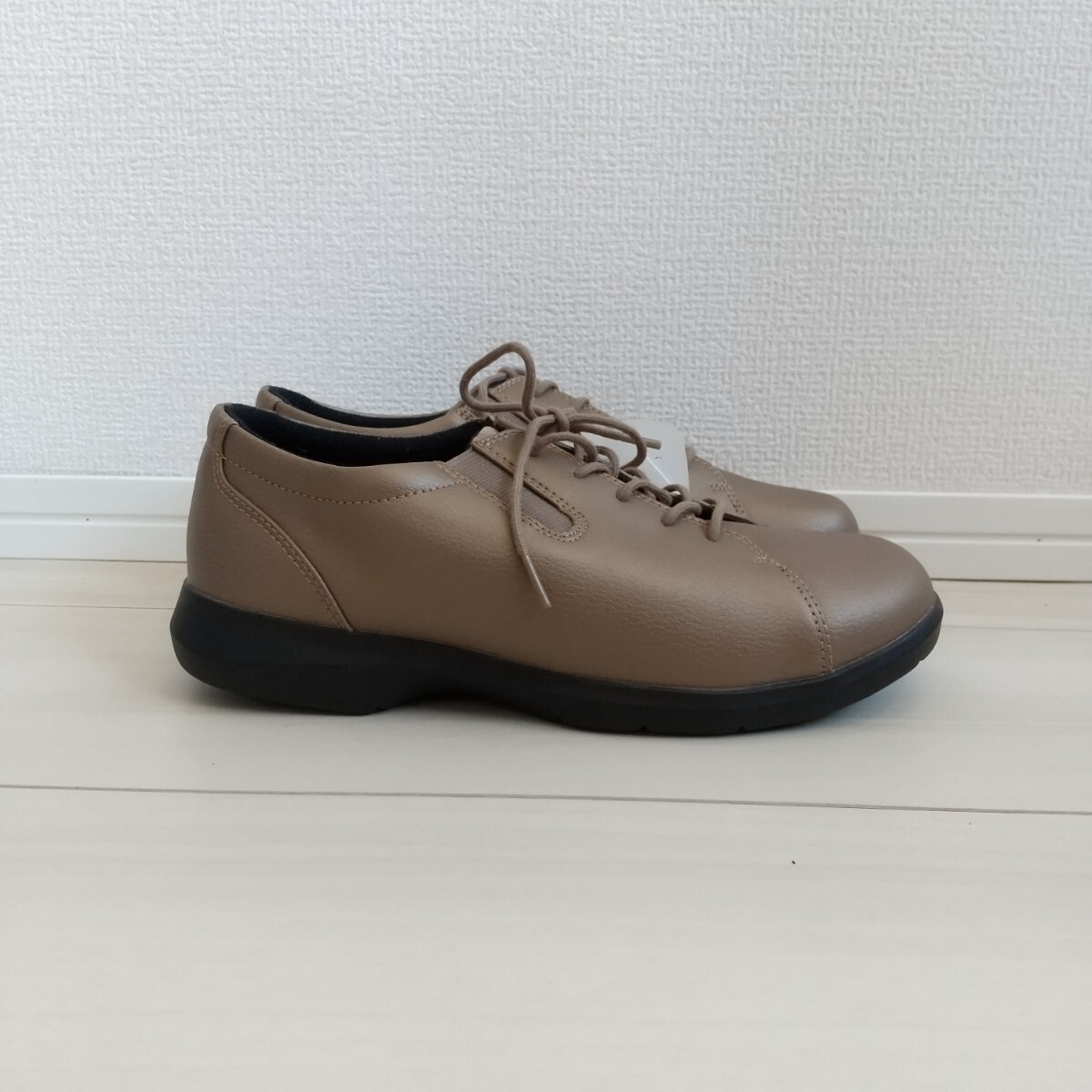 ●(563)MineRelax ブラウン シューズ (23.0cm)_画像5